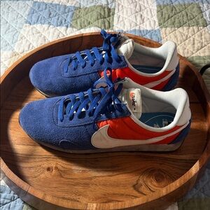 Nike Vibrant Blue and Orange Sneakers